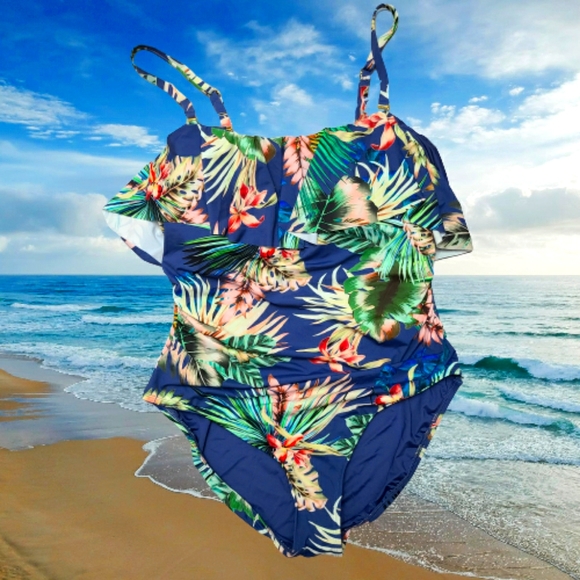 La Blanca | Swim | La Blanca Tropical Rain Coral Bikini Bottoms Us 4 Nwot | Poshmark